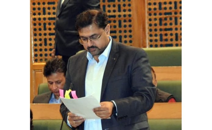 WhatsApp Image 2025-10-28 at 3.21.12 PM Minister Satish Sharma addressing the Legislative House